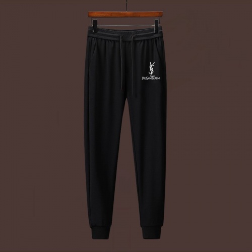 Replica Yves Saint Laurent YSL Tracksuits Long Sleeved For Men #901545 $88.00 USD for Wholesale