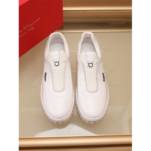 Replica Salvatore Ferragamo Casual Shoes For Men #901889 $82.00 USD for Wholesale