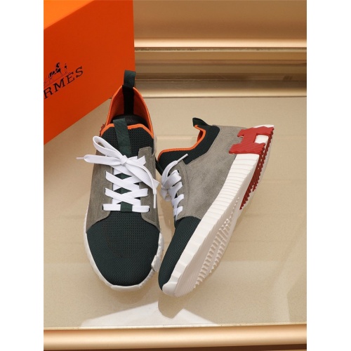 Replica Hermes Casual Shoes For Men #901890 $82.00 USD for Wholesale