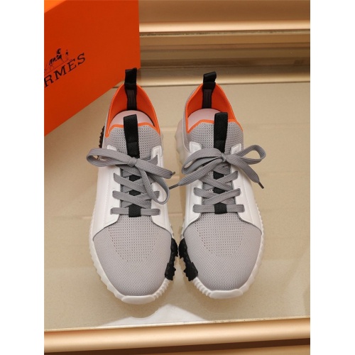 Replica Hermes Casual Shoes For Men #901891 $82.00 USD for Wholesale