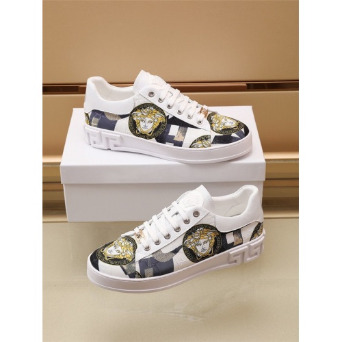 Replica Versace Casual Shoes For Men #901908 $80.00 USD for Wholesale
