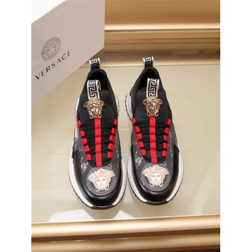 Replica Versace Casual Shoes For Men #901909 $82.00 USD for Wholesale
