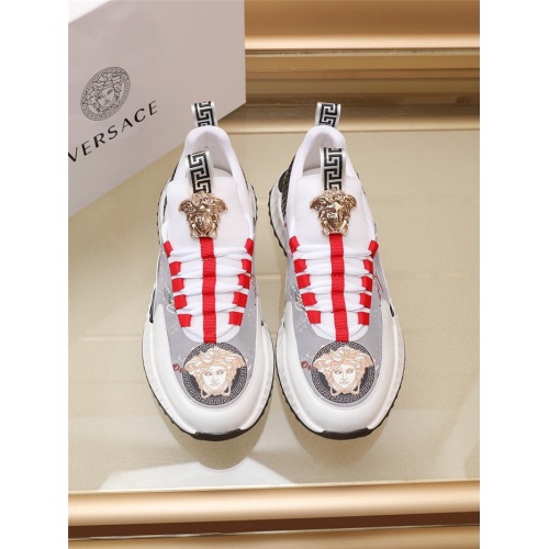 Replica Versace Casual Shoes For Men #901910 $82.00 USD for Wholesale