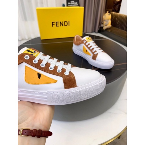 Replica Fendi Casual Shoes For Men #902038 $72.00 USD for Wholesale