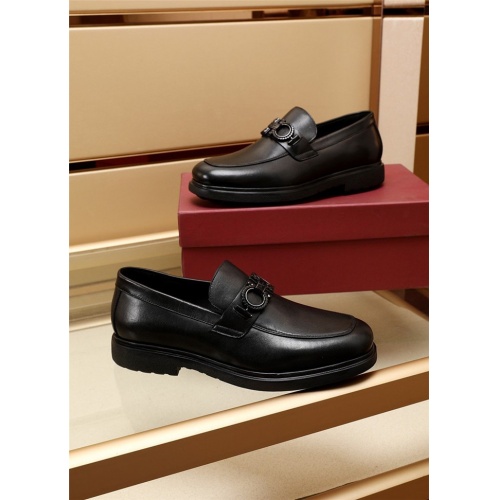 Salvatore Ferragamo Leather Shoes For Men #902483 $92.00 USD, Wholesale Replica Salvatore Ferragamo Leather Shoes