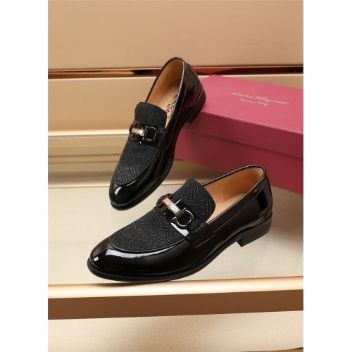 Salvatore Ferragamo Leather Shoes For Men #902505 $82.00 USD, Wholesale Replica Salvatore Ferragamo Leather Shoes