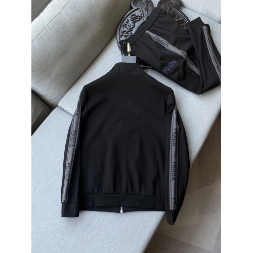 Replica Prada Tracksuits Long Sleeved For Men #902637 $88.00 USD for Wholesale