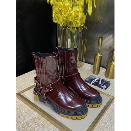 Dolce &amp; Gabbana D&amp;G Boots For Women #902741 $130.00 USD, Wholesale Replica Dolce &amp; Gabbana D&amp;G Boots