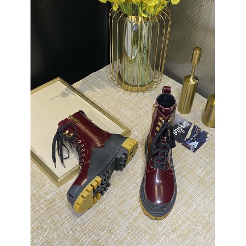 Replica Dolce & Gabbana D&G Boots For Women #902742 $130.00 USD for Wholesale