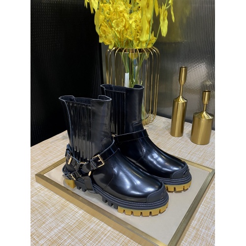 Dolce &amp; Gabbana D&amp;G Boots For Women #902743 $130.00 USD, Wholesale Replica Dolce &amp; Gabbana D&amp;G Boots