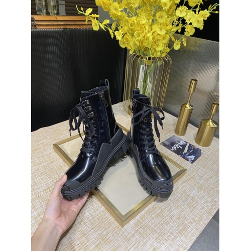 Replica Dolce & Gabbana D&G Boots For Women #902744 $130.00 USD for Wholesale