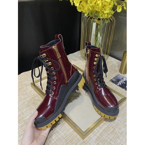 Replica Dolce & Gabbana D&G Boots For Men #902758 $130.00 USD for Wholesale