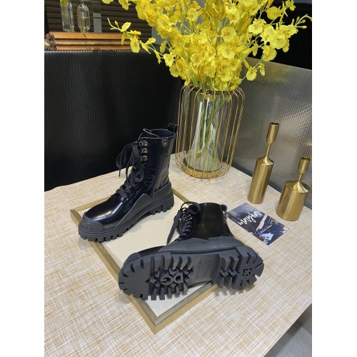 Replica Dolce & Gabbana D&G Boots For Men #902760 $130.00 USD for Wholesale