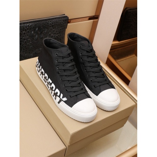 Burberry High Tops Shoes For Men #903289 $85.00 USD, Wholesale Replica Burberry High Tops Shoes