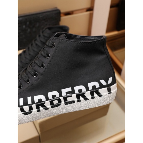 Replica Burberry High Tops Shoes For Men #903289 $85.00 USD for Wholesale