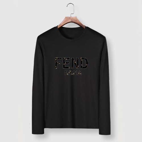 Fendi T-Shirts Long Sleeved For Men #903379 $29.00 USD, Wholesale Replica Fendi T-Shirts