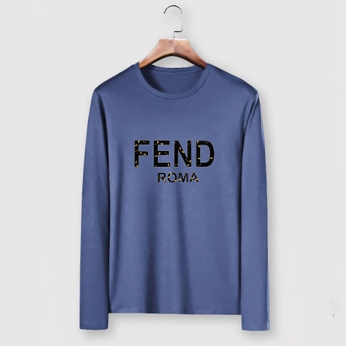 Fendi T-Shirts Long Sleeved For Men #903380 $29.00 USD, Wholesale Replica Fendi T-Shirts