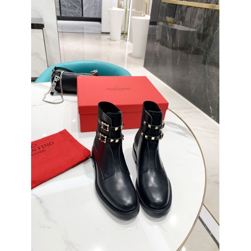 Replica Valentino Boots For Women #903946 $98.00 USD for Wholesale