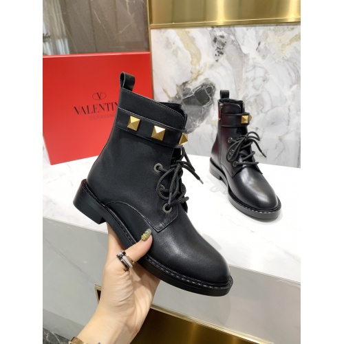 Replica Valentino Boots For Women #903947 $98.00 USD for Wholesale