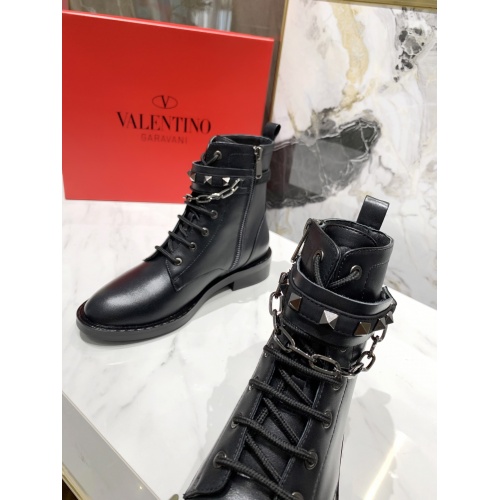 Replica Valentino Boots For Women #903948 $100.00 USD for Wholesale