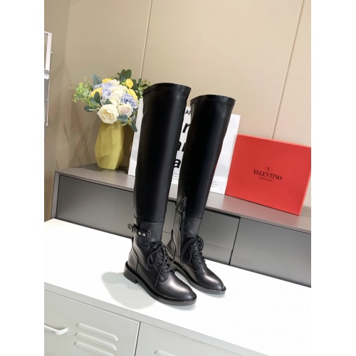 Replica Valentino Boots For Women #903952 $122.00 USD for Wholesale