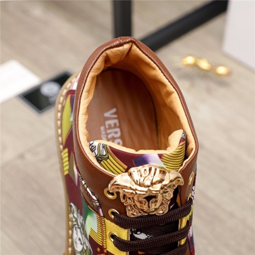 Replica Versace High Tops Shoes For Men #903956 $76.00 USD for Wholesale
