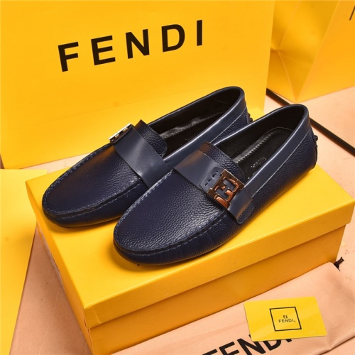 Fendi Leather Shoes For Men #903993 $80.00 USD, Wholesale Replica Fendi Leather Shoes