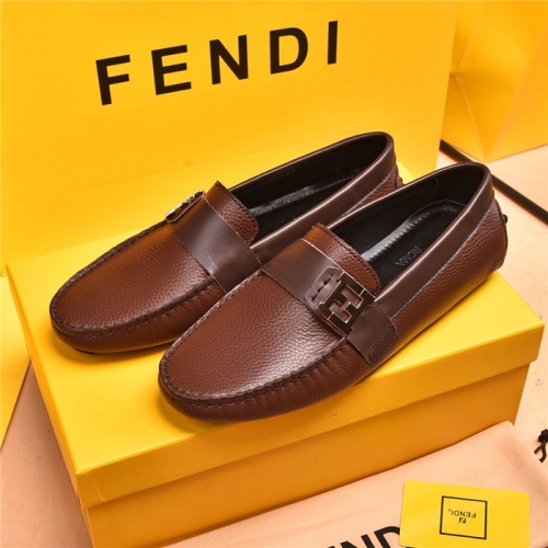 Fendi Leather Shoes For Men #903994 $80.00 USD, Wholesale Replica Fendi Leather Shoes
