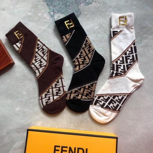 Replica Fendi Socks #904061 $27.00 USD for Wholesale