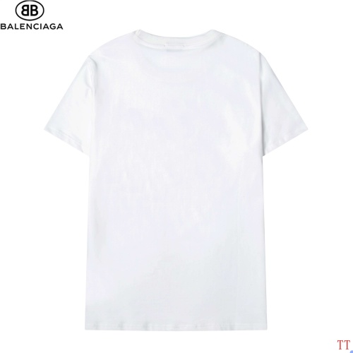 Replica Balenciaga T-Shirts Short Sleeved For Men #904098 $27.00 USD for Wholesale
