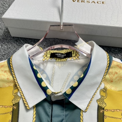 Replica Versace Shirts Long Sleeved For Men #904215 $52.00 USD for Wholesale