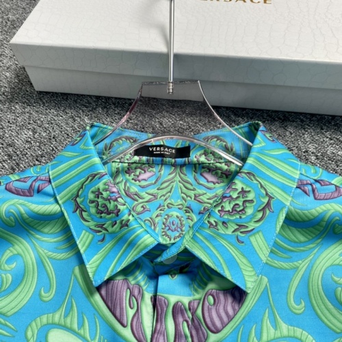 Replica Versace Shirts Long Sleeved For Men #904216 $52.00 USD for Wholesale