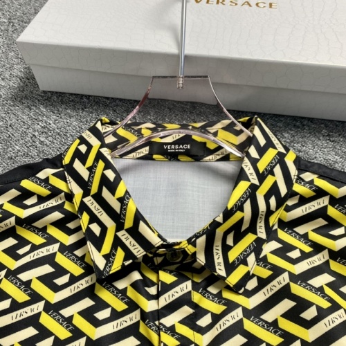 Replica Versace Shirts Long Sleeved For Men #904223 $52.00 USD for Wholesale