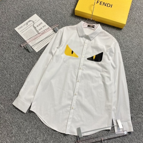 Fendi Shirts Long Sleeved For Men #904225 $52.00 USD, Wholesale Replica Fendi Shirts