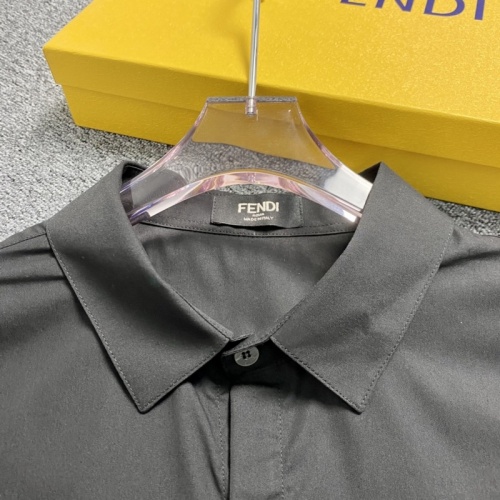 Replica Fendi Shirts Long Sleeved For Men #904226 $52.00 USD for Wholesale
