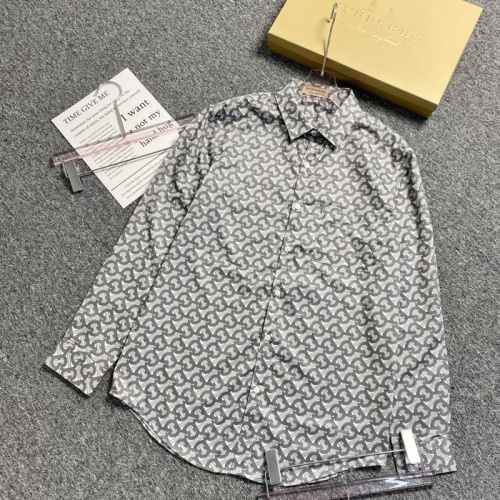 Burberry Shirts Long Sleeved For Men #904228 $52.00 USD, Wholesale Replica Burberry Shirts