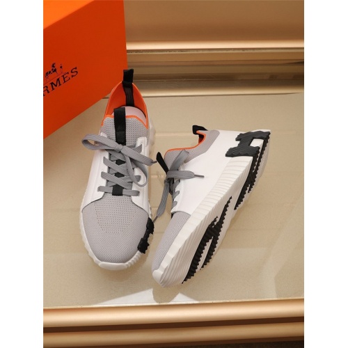 Replica Hermes Casual Shoes For Men #904275 $82.00 USD for Wholesale