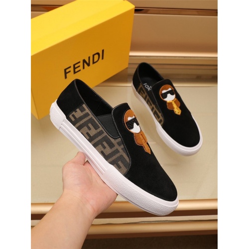 Replica Fendi Casual Shoes For Men #904282 $80.00 USD for Wholesale