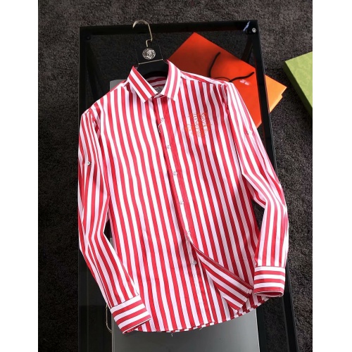 Hermes Shirts Long Sleeved For Men #904800 $40.00 USD, Wholesale Replica Hermes Shirts