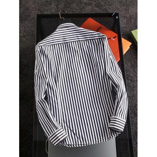 Replica Hermes Shirts Long Sleeved For Men #904802 $40.00 USD for Wholesale