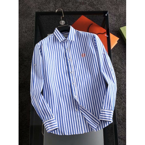 Hermes Shirts Long Sleeved For Men #904803 $40.00 USD, Wholesale Replica Hermes Shirts