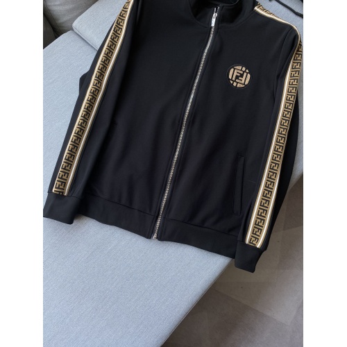 Replica Fendi Tracksuits Long Sleeved For Men #904845 $92.00 USD for Wholesale
