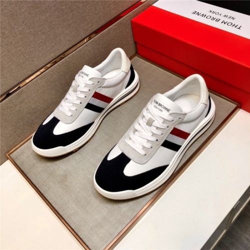 Thom Browne TB Casual Shoes For Men #904871 $88.00 USD, Wholesale Replica Thom Browne TB Casual Shoes