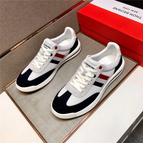 Thom Browne TB Casual Shoes For Men #904876 $88.00 USD, Wholesale Replica Thom Browne TB Casual Shoes