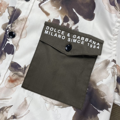 Replica Dolce & Gabbana D&G Shirts Long Sleeved For Men #904966 $52.00 USD for Wholesale