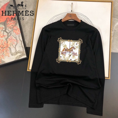Hermes T-Shirts Long Sleeved For Men #905012 $34.00 USD, Wholesale Replica Hermes T-Shirts