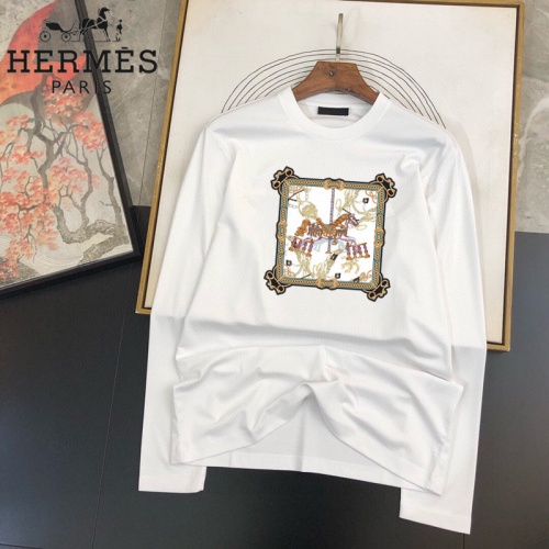 Hermes T-Shirts Long Sleeved For Men #905013 $34.00 USD, Wholesale Replica Hermes T-Shirts