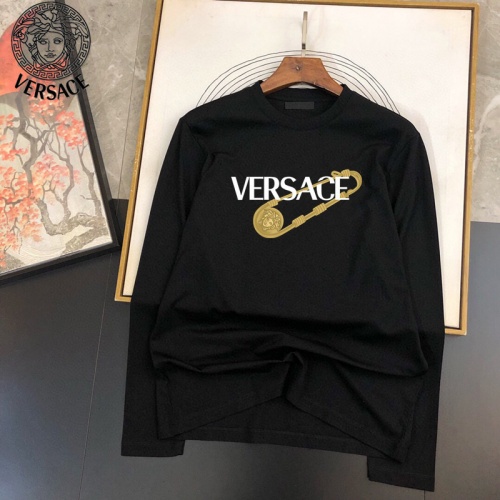 Versace T-Shirts Long Sleeved For Men #905028 $34.00 USD, Wholesale Replica Versace T-Shirts