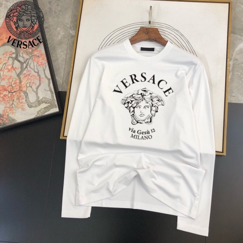 Versace T-Shirts Long Sleeved For Men #905045 $34.00 USD, Wholesale Replica Versace T-Shirts