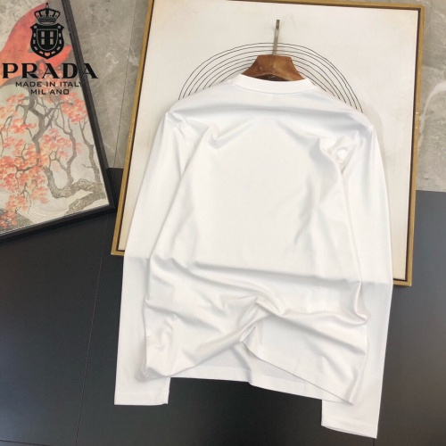Replica Prada T-Shirts Long Sleeved For Men #905055 $34.00 USD for Wholesale